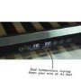 GRADE A3 - electriQ 60cm Wide 51 Bottle Dual Zone Wine Cooler - Stainless Steel/Black