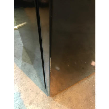 GRADE A2 - Hisense RB320D4WB1 Freestanding Fridge Freezer with water dispenser Black
