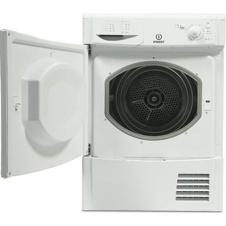 GRADE A2 - INDESIT IDC8T3B EcoTime 8kg Freestanding Condenser Tumble Dryer - White