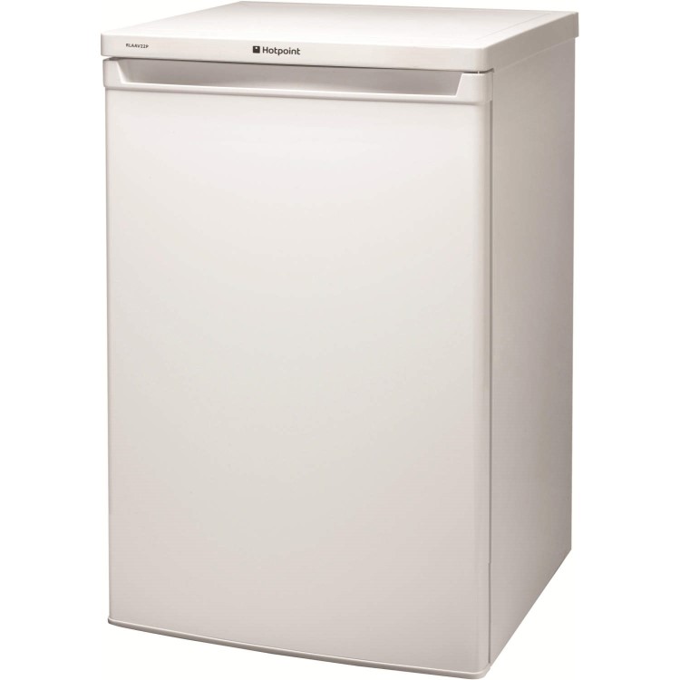 GRADE A2 - Light cosmetic damage - Hotpoint RLAAV22P1 55cm Freestanding Under Counter Fridge White