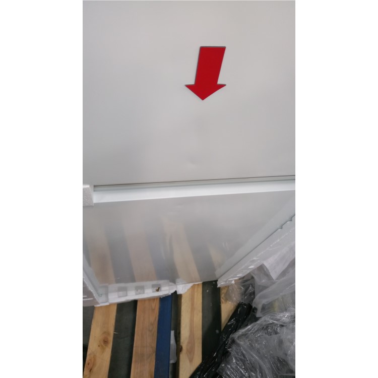 GRADE A2 - Zanussi ZBB27650SV 50-50 Split Frost Free Integrated Fridge Freezer - Sliding Rail - 178cm Height