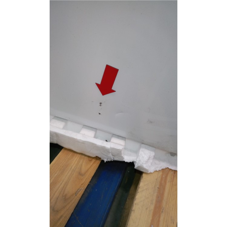 GRADE A2 - Zanussi ZBB27650SV 50-50 Split Frost Free Integrated Fridge Freezer - Sliding Rail - 178cm Height