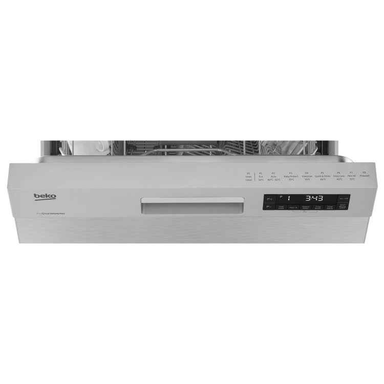Beko DFN28J21X AquaIntense 14 Place Freestanding Dishwasher With ProSmart Inverter Motor - Stainless Steel