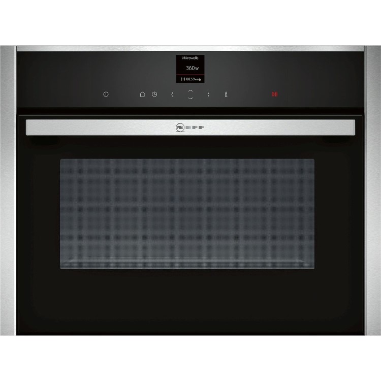 GRADE A3 - NEFF C17UR02N0B N70 Touch Control 36 Litre Built-in Microwave Oven Stainless Steel