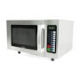 Refurbished electriQ EIQMWCOM25 25L 1000W Programmable Commercial Microwave for Commercial Kitchens & Catering Stainless Steel