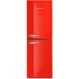 GRADE A3 - Montpellier MAB148R Retro Style 50-50 Freestanding Fridge Freezer - Red