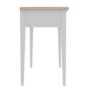 Darley Two Tone TV Unit in Solid Oak and Light Grey - TV's up to 53"