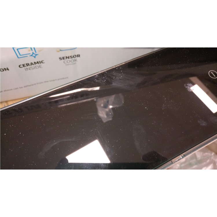 GRADE A3 - Smeg KDD90VXE-2 90cm Downdraft Extractor Black Glass And Stainless Steel