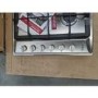 GRADE A2 - CDA HG9320SS 90cm Six Burner Gas Hob With Cast Iron Pan Stands Stainless Steel