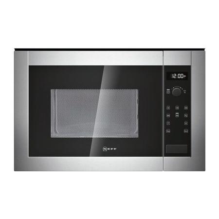 GRADE A2 - Neff H12WE60N0G 900W 25L Built-in Standard Microwave Stainless Steel