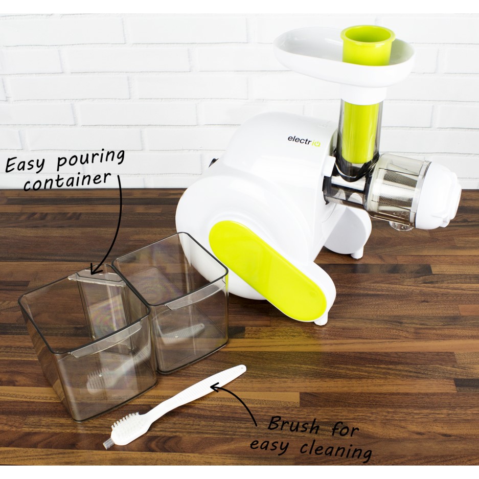 electriQ HSL600 Slow Masticating Cold Press Juicer Appliances Direct