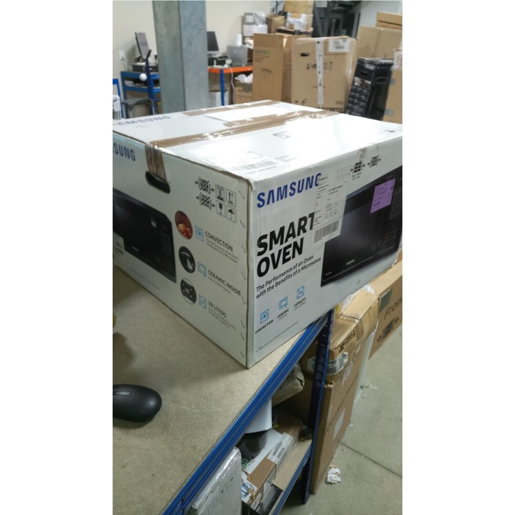 GRADE A2 - Samsung MC28H5013AS 28L 900W Freestanding Combination Microwave Oven - Silver