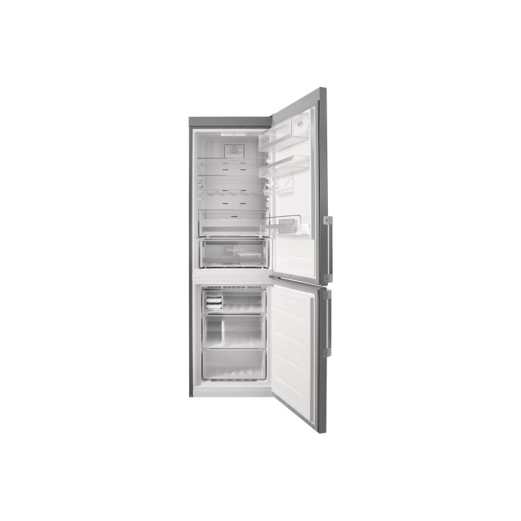 Hotpoint SMP9D2ZXH 346 Litre Freestanding Fridge Freezer 60/40 Split Frost Free 55cm Wide - Silver