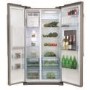 CDA PC71BL American Style Side-By-Side Fridge Freezer With Homebar Black