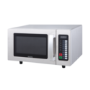 Refurbished electriQ EIQMWCOM25 25L 1000W Programmable Commercial Microwave for Commercial Kitchens & Catering Stainless Steel