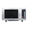 Refurbished electriQ EIQMWCOM25 25L 1000W Programmable Commercial Microwave for Commercial Kitchens &amp; Catering Stainless Steel
