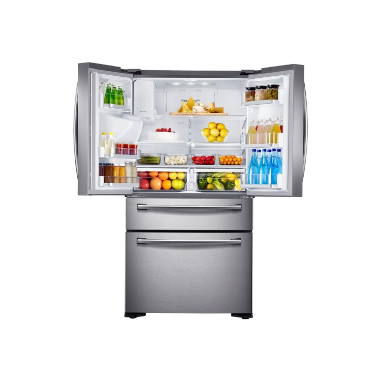 GRADE A2 - Samsung RF24FSEDBSR 471L American Freestanding Fridge Freezer - Stainless Steel