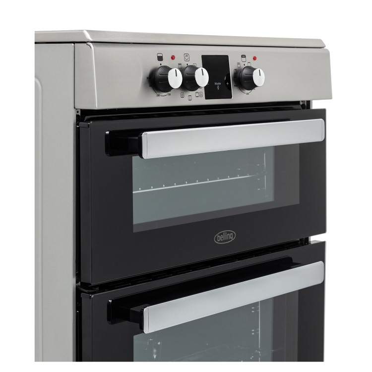 GRADE A3 - Belling FSI608MFTc 60cm Double Oven Electric Cooker With Induction Hob - Stainless Steel