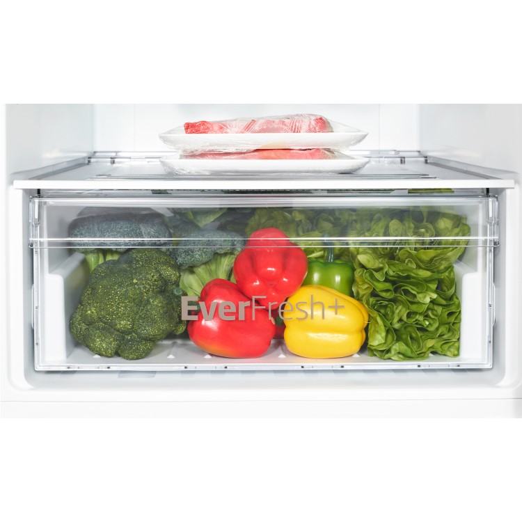 Beko CNG1672EW  Freestanding 70/30  Frost Free Fridge Freezer With EverFresh - White