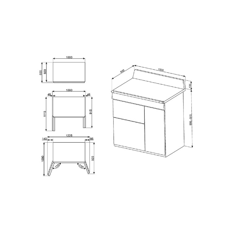 GRADE A2 - Smeg TR103IP 100cm Victoria Gloss Cream Three Cavity Traditional Cooker with Side Opening