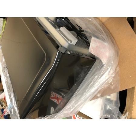 GRADE A3 - Hotpoint MWH26321MB 25L 800W ExtraSpace Crisp Microwave With Grill - Black