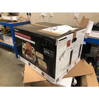 GRADE A3 - Hotpoint MWH26321MB 25L 800W ExtraSpace Crisp Microwave With Grill - Black