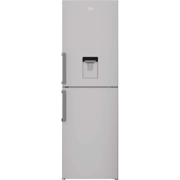 GRADE A2 - Beko CFP1691DS 191x60cm Frost Free Freestanding Fridge Freezer With Non-plumbed Water Dispenser Silv