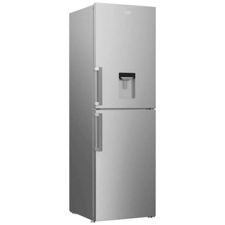 GRADE A2 - Beko CFP1691DS 191x60cm Frost Free Freestanding Fridge Freezer With Non-plumbed Water Dispenser Silv
