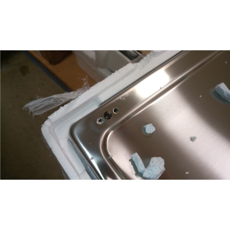 GRADE A2 - Hotpoint PHC961TSIXH 87cm Six Burner Gas Hob Stainless Steel With Cast Iron Pan Stands