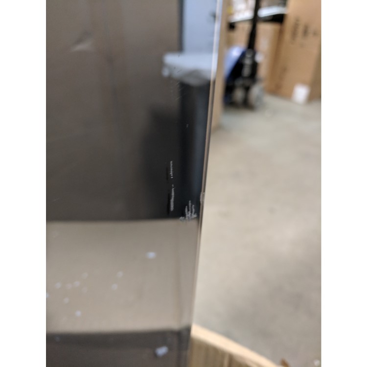 GRADE A2 - Smeg MP122 Linea 21 L Side-opening Built-in Microwave With Grill - Silver Glass