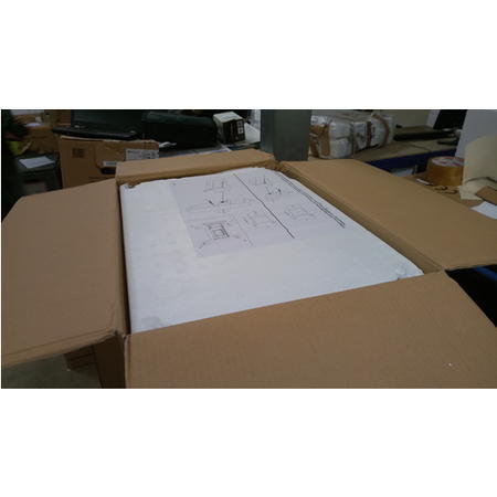 GRADE A2 - Smeg MP122 Linea 21 L Side-opening Built-in Microwave With Grill - Silver Glass