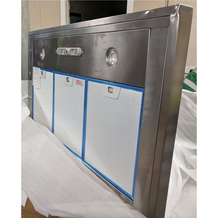 GRADE A3 - Rangemaster LEIHDC90SC 62261 90cm Chimney Cooker Hood Stainless Steel