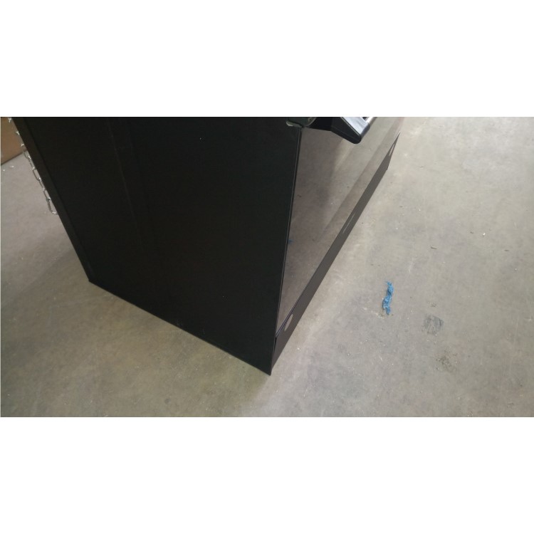 GRADE A3 - Montpellier MR91DFMK 90cm Single Cavity Dual Fuel Range Cooker - Black
