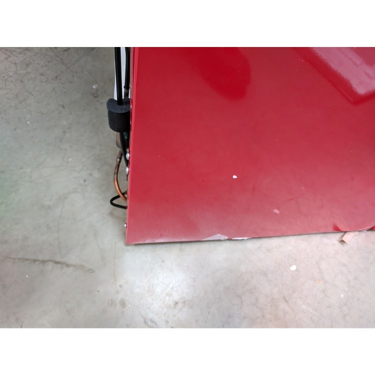 GRADE A3 - Montpellier MAB148R Retro Style 50-50 Freestanding Fridge Freezer - Red