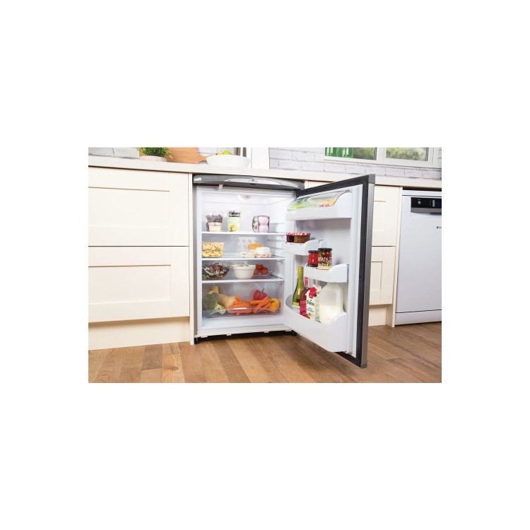 HOTPOINT RLA36G 60cm Wide Under Counter Freestanding Fridge - Graphite