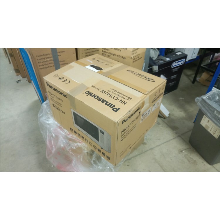 GRADE A2 - Panasonic NN-CT54JWBPQ 27L 1000W Slimline Combination Freestanding Microwave - White