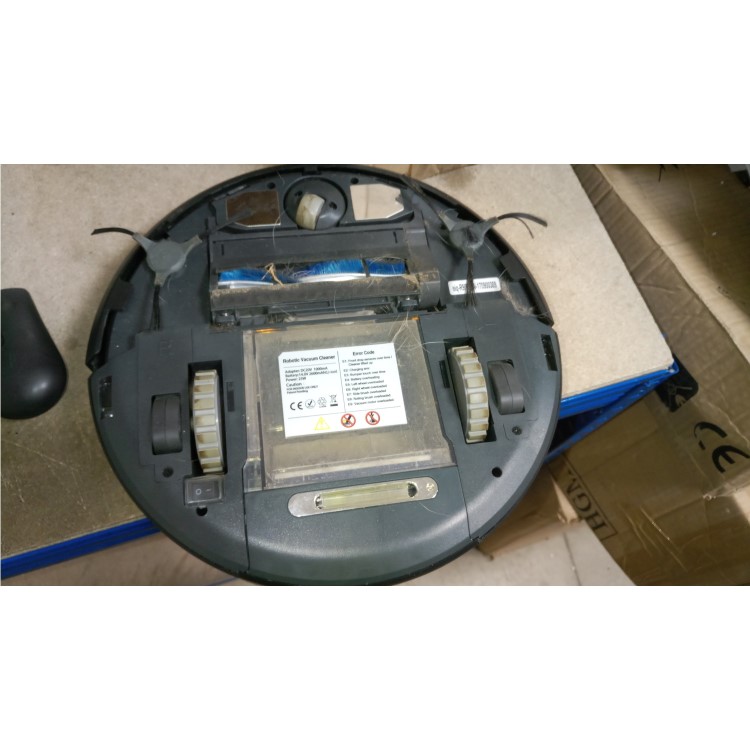 GRADE A2 - electriQ Pet Robot Vacuum Cleaner with Wet Mop & WIFI Smart App & HEPA Filter