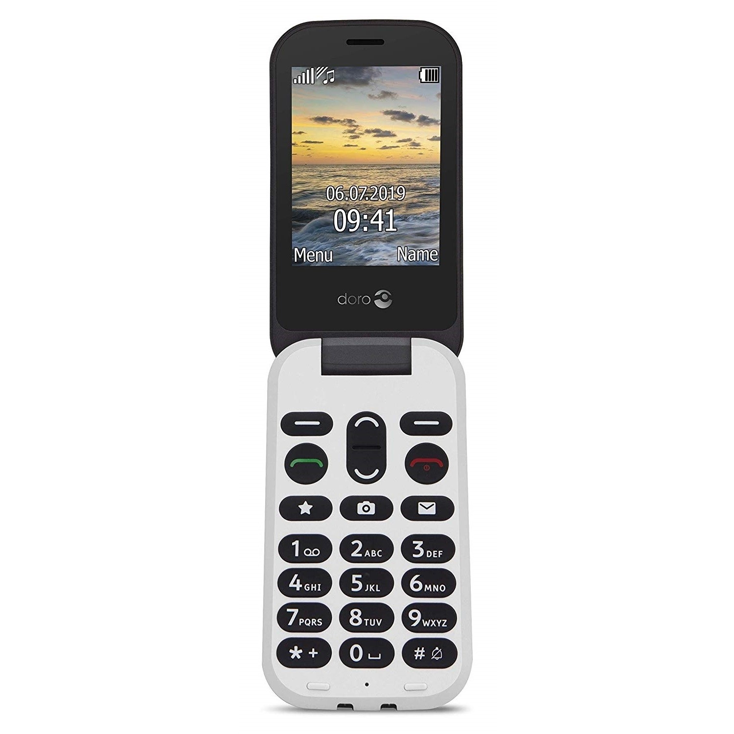 Doro 6060 Black 2.8 8MB 2G Dual SIM Unlocked & SIM Free
