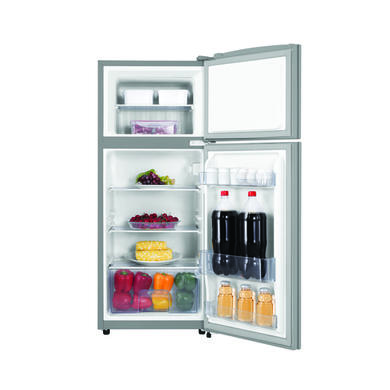Fridgemaster MTM48120S 120 Litre Freestanding Fridge Freezer 80/20 Split A+ Energy Rating 50cm Wide - Silver