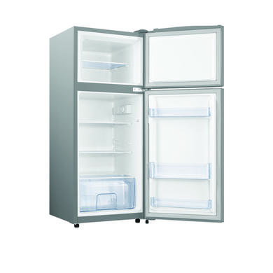Fridgemaster MTM48120S 120 Litre Freestanding Fridge Freezer 80/20 Split A+ Energy Rating 50cm Wide - Silver