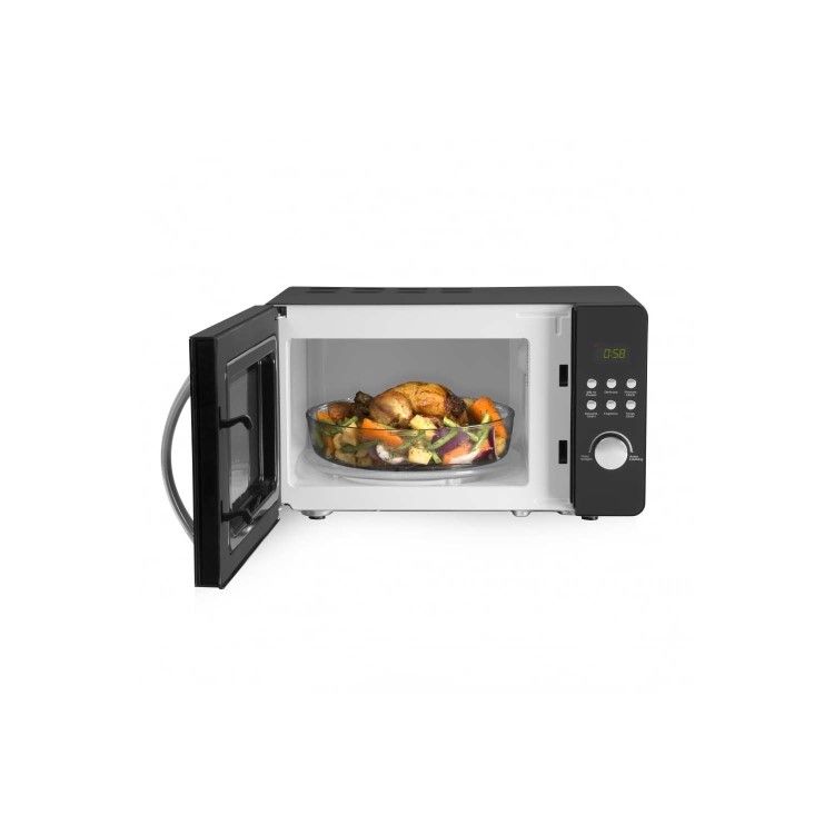GRADE A2 - Tower T24012 800 Watt 20 Litre Freestanding Microwave Oven - Black