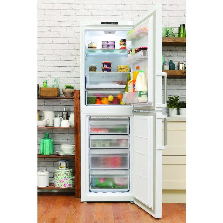 Hotpoint LAG85N1IWH Frost Free 50/50 Split 296L Freestanding Fridge Freezer - White