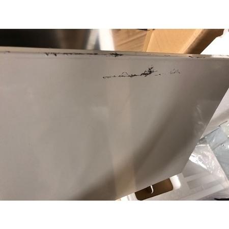 GRADE A2 - CDA ECN72SS Flat Glass And Stainless Steel 70cm Wide Chimney Cooker Hood