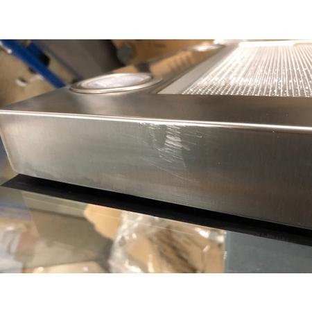 GRADE A2 - CDA ECN72SS Flat Glass And Stainless Steel 70cm Wide Chimney Cooker Hood