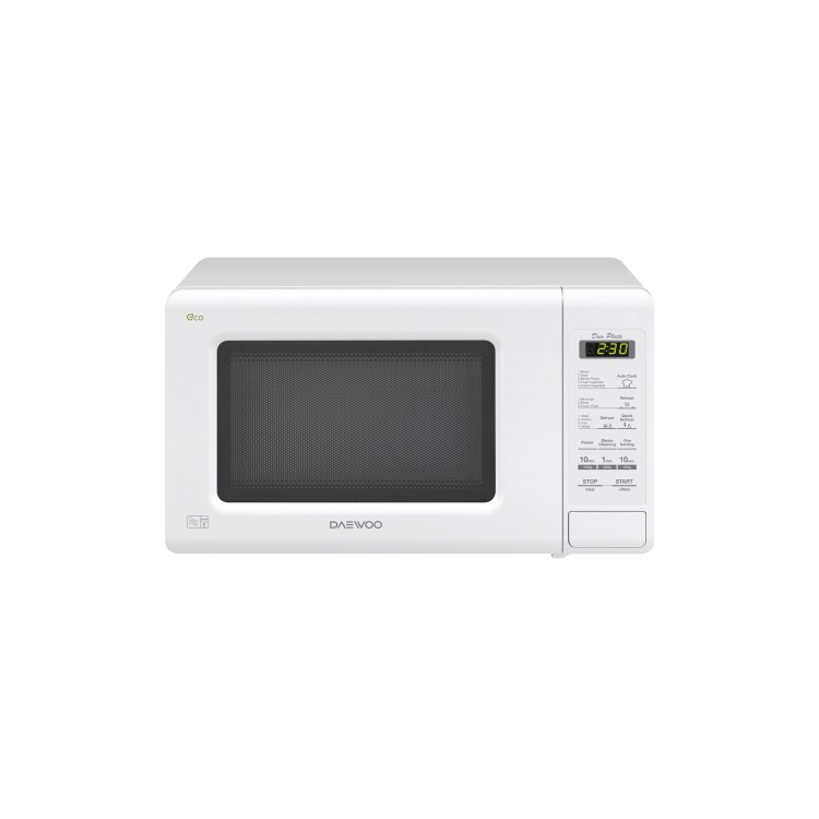 GRADE A2 - Daewoo KOR6M1RDWR 20L Touch Control Freestanding Microwave with Duoplate - White