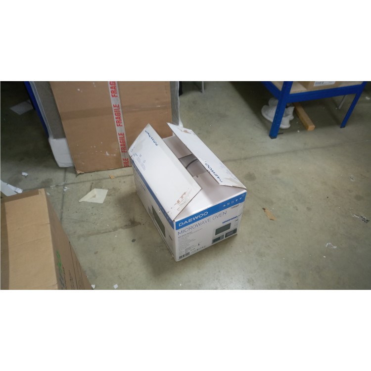 GRADE A2 - Daewoo KOR6M1RDWR 20L Touch Control Freestanding Microwave with Duoplate - White