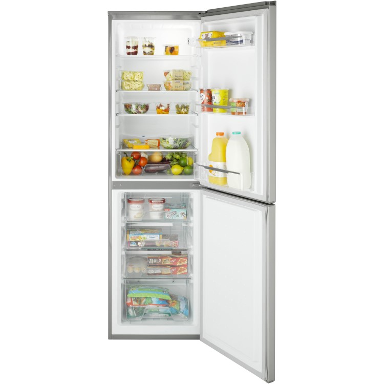 GRADE A2 - Hotpoint FSFL58G Aquarius 50/50 259L Frost Free Freestanding Fridge Freezer - Graphite