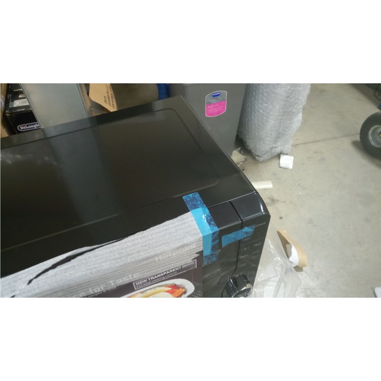 GRADE A2 - Hotpoint MWH2621MB 25L 800W Ultimate Collection Freestanding Microwave in Black