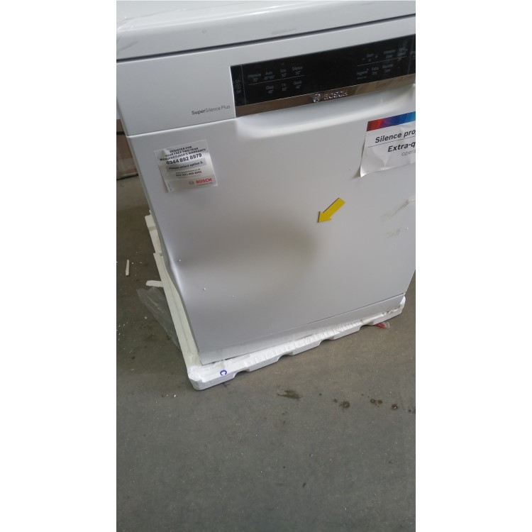 GRADE A3 - Bosch Serie 6 Active Water SMS67MW01G 14 Place Freestanding Dishwasher - White