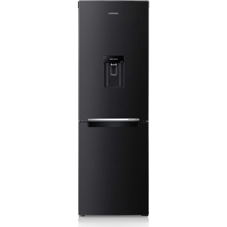 GRADE A3 - Heavy cosmetic damage - Samsung RB29FWRNDBC 1.78m Tall Freestanding Fridge Freezer With Water Dispenser - Gloss Black